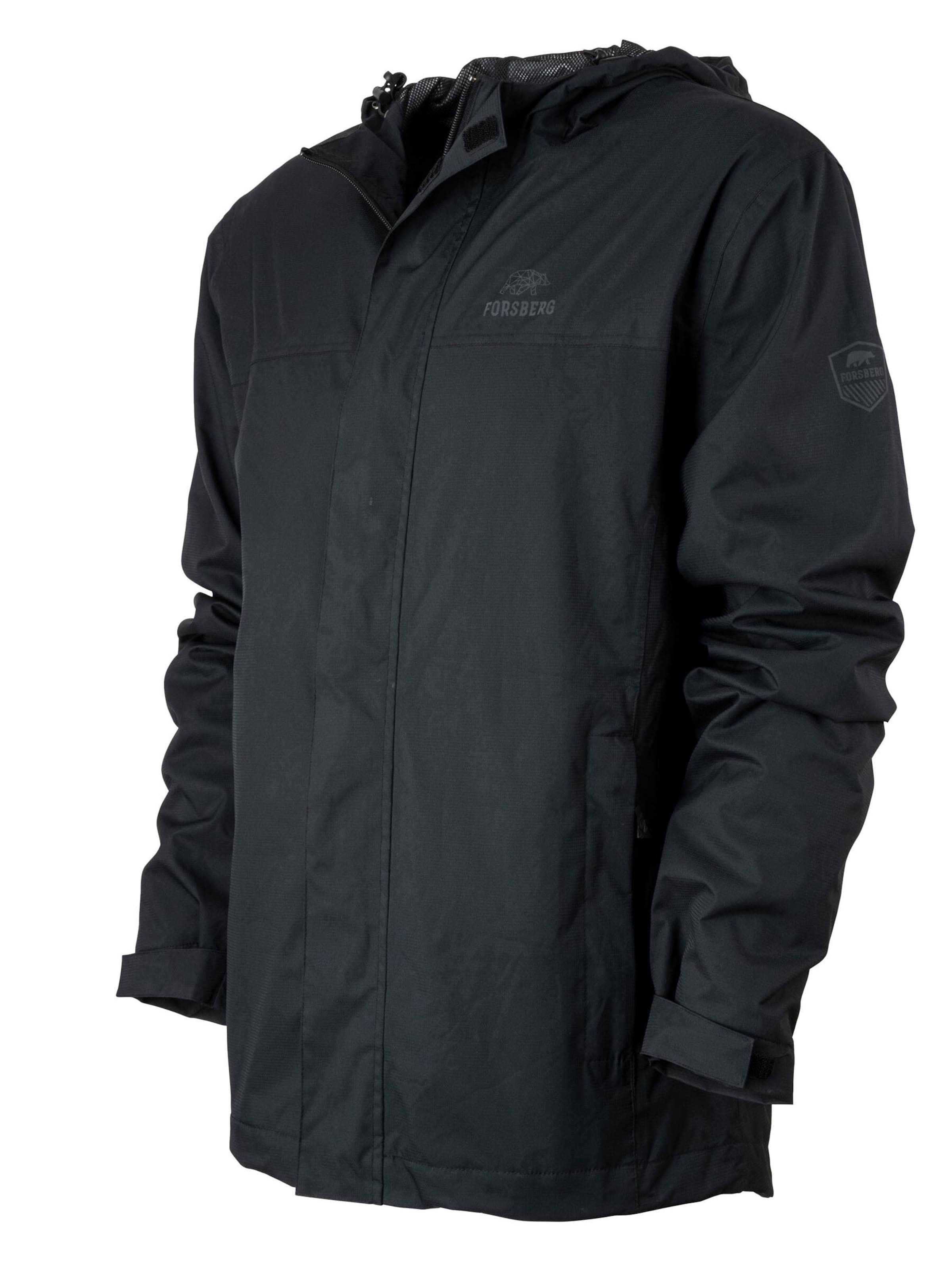 FORSBERG Performance Jacket 'Vatten Allwetterjacke' in Black