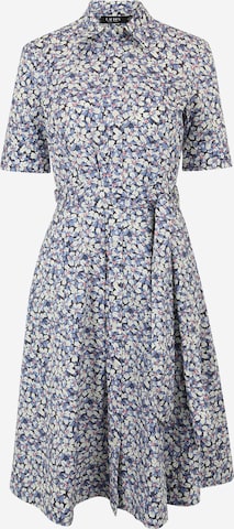 Lauren Ralph Lauren Petite - Vestidos camiseiros 'FINNBARR' em azul: frente