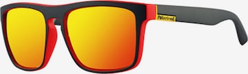 VEYREY Sunglasses 'Nerd Sonnenbrillen Teo' in Red: front