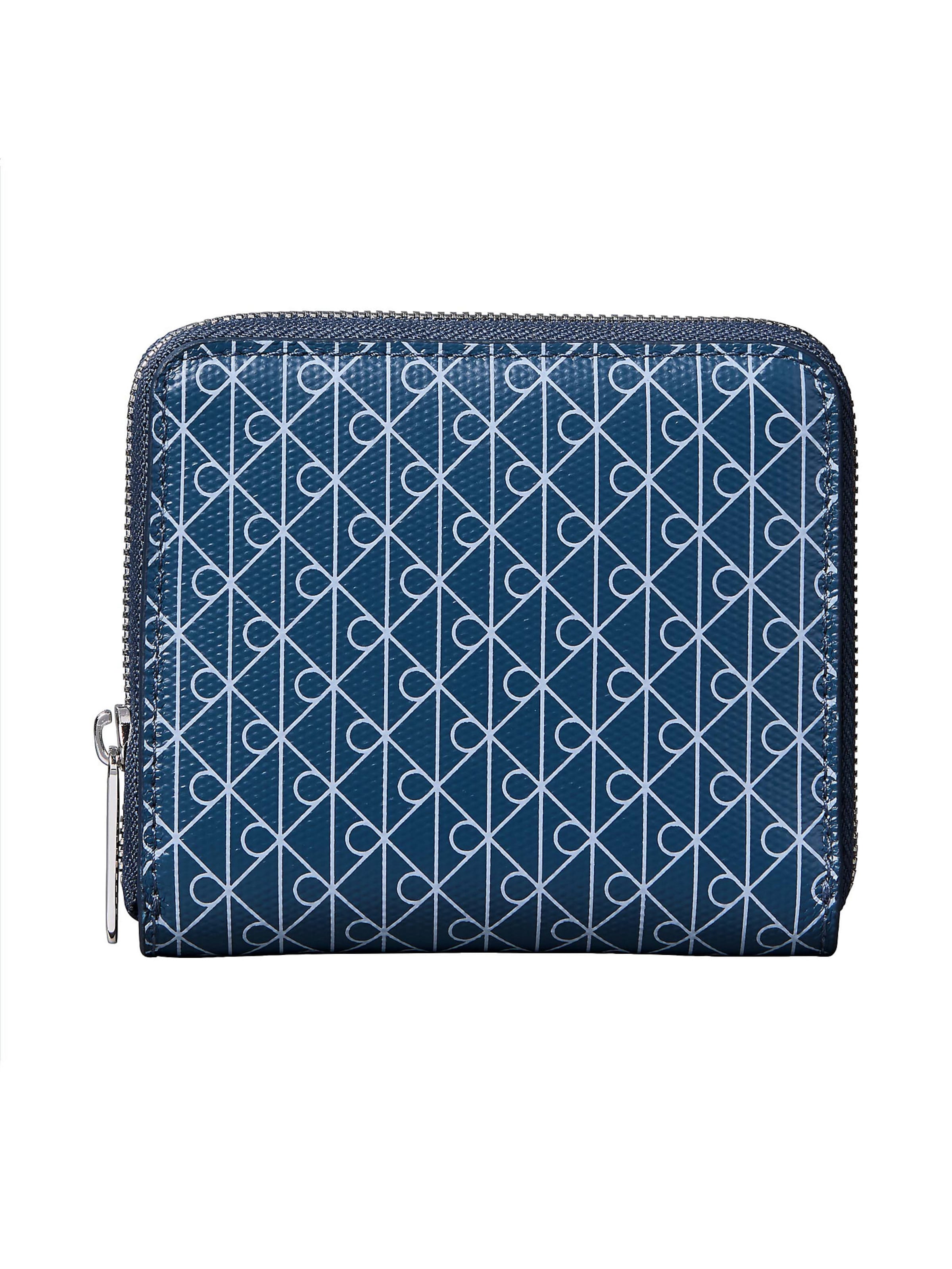 Calvin Klein Portemonnee in Blauw: voorkant