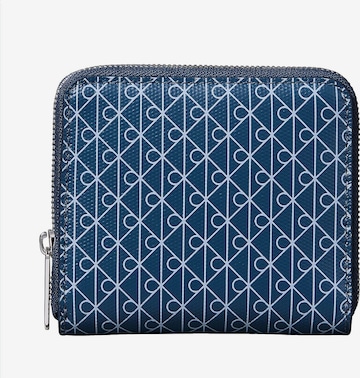 Calvin Klein Portemonnee in Blauw: voorkant