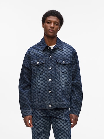 Karl Lagerfeld Übergangsjacke in Blau: Vorderseite