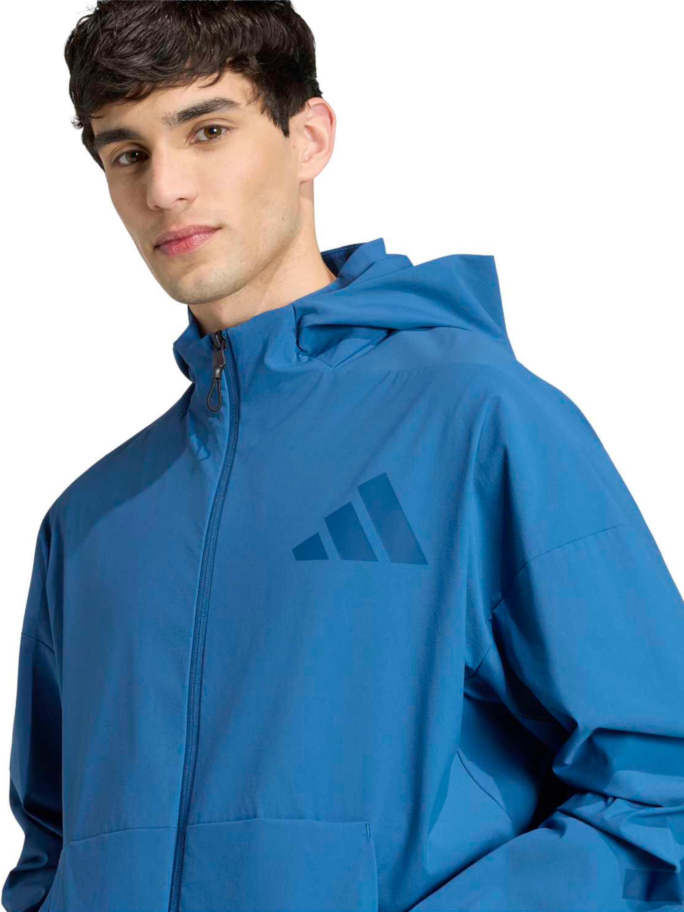 ADIDAS SPORTSWEAR Sports jacket 'Z.N.E.' in Blue