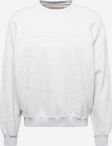 Abercrombie & Fitch Sweatshirt i grå: framsida