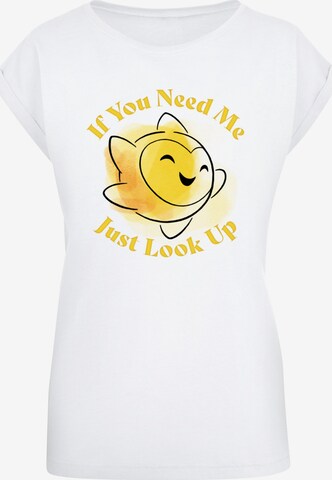 ABSOLUTE CULT T-Shirt 'Wish - If You Need Me Just Look Up' in Weiß: predná strana