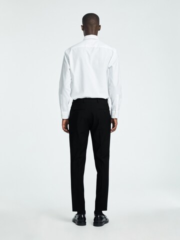 SELECTED HOMME Slimfit Bukser med fals i sort