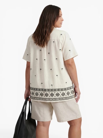 Vero Moda Curve Bluse 'VMKai' i hvid