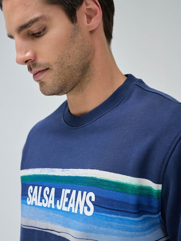 Salsa Jeans Sweatshirt in Blauw