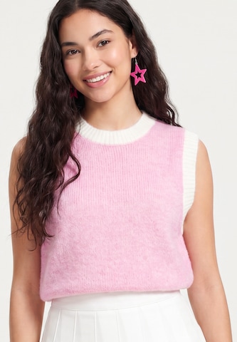 MYMO - Chaleco de punto en rosa