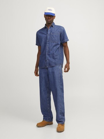 JACK & JONES Comfort fit Overhemd in Blauw