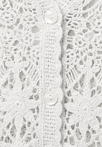 Cardigan 'Boho' IZIA en blanc