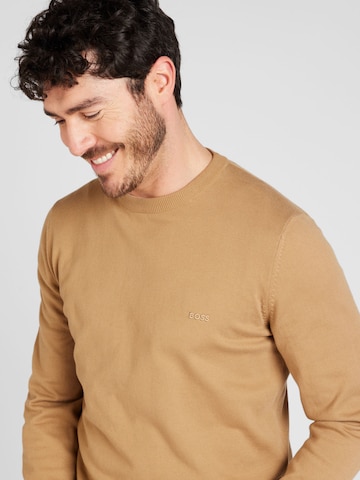 BOSS Black Pullover 'Pacas-L' in Beige