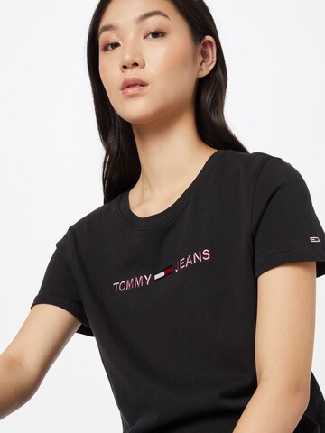 Tricou de la Tommy Jeans pe negru