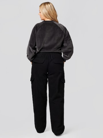 Wide leg Pantaloni 'Frances' di A LOT LESS in nero