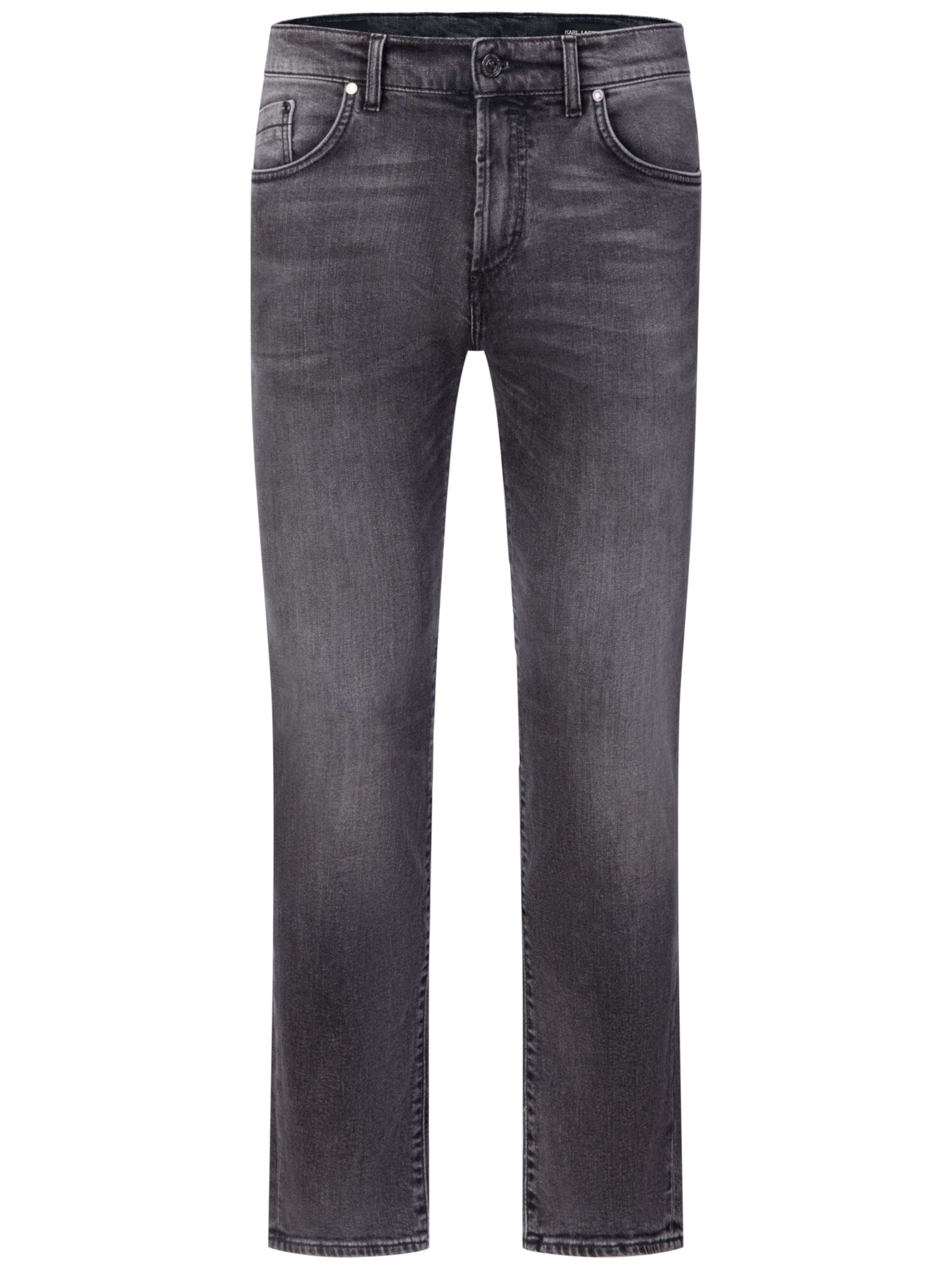 Karl Lagerfeld Tapered Jeans in Schwarz: Vorderseite