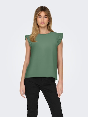 ONLY Blouse 'Ann' in Groen: voorkant