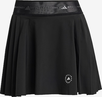 ADIDAS BY STELLA MCCARTNEY Athletic Skorts 'Training Pleated' in Black: front