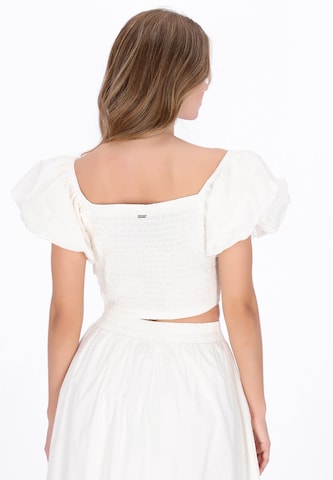 DreiMaster Klassik - Blusa en blanco