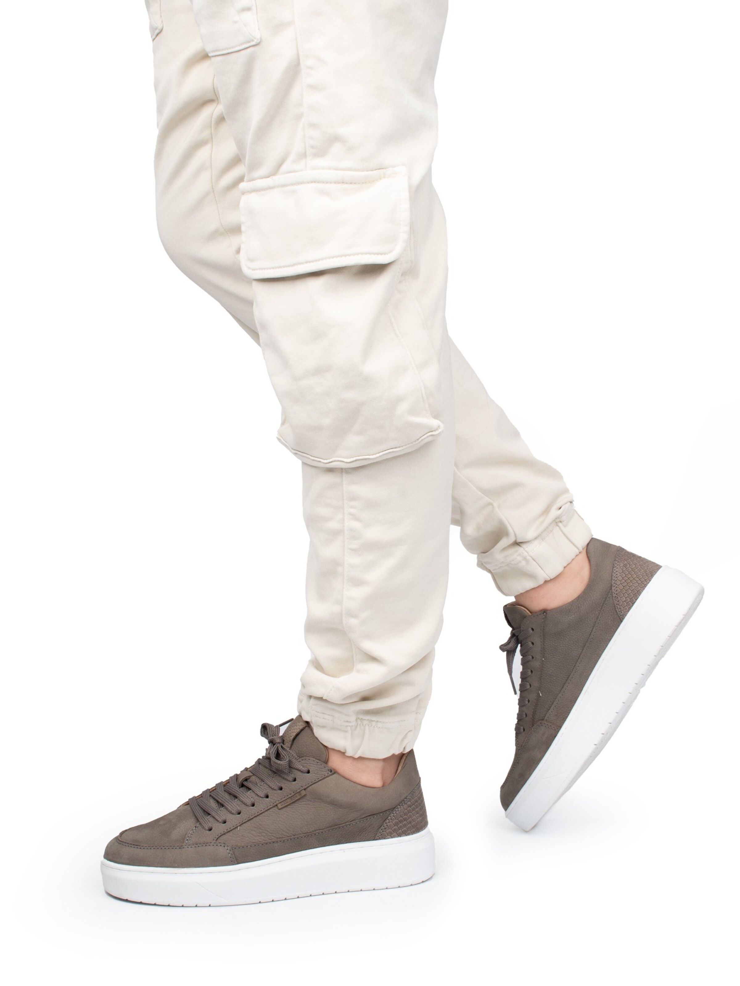 Baskets basses 'Enzo' PS Poelman en gris