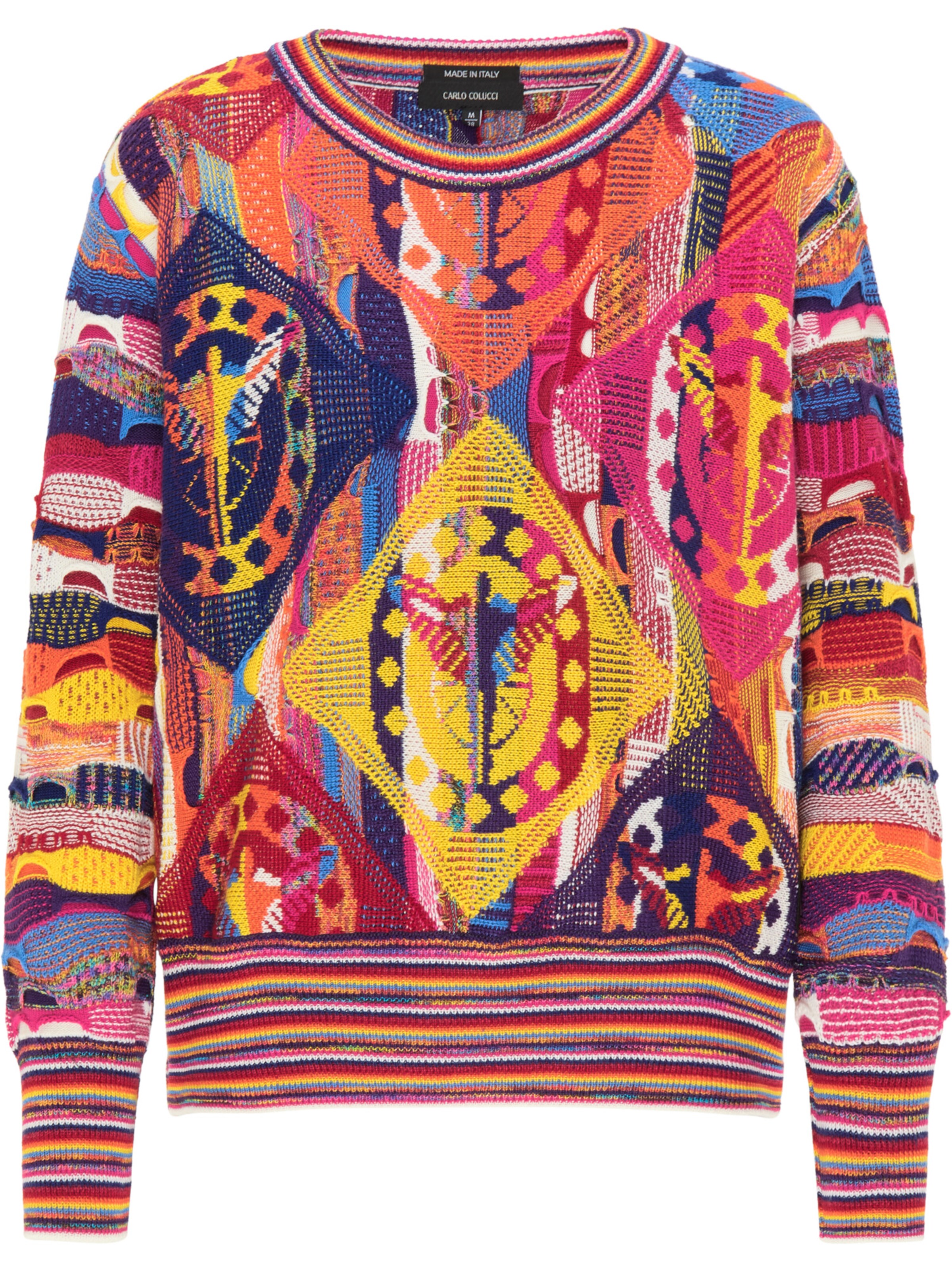 Carlo Colucci Pullover 'Cassiolari' in Mischfarben: Vorderseite