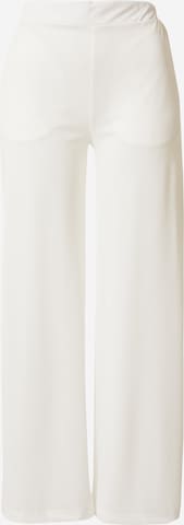 Trendyol Wide leg Pants in White: front