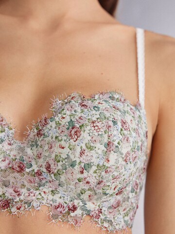 INTIMISSIMI T-Shirt BH 'SOFIA FLORAL ROMANCE' in Mischfarben