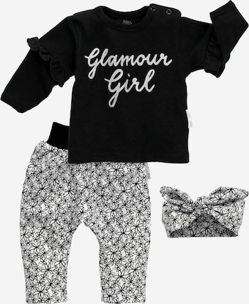 Baby Sweets Set 'Glamour' in Black: front