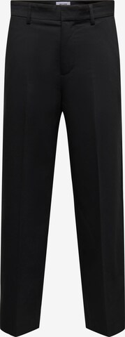 Regular Pantalon 'BOB-LE' Only & Sons en noir : devant