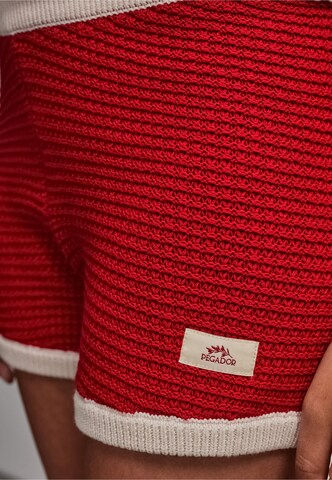 Regular Pantalon 'Parma' Pegador en rouge