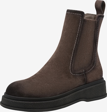 Bottines Tamaris en marron : devant