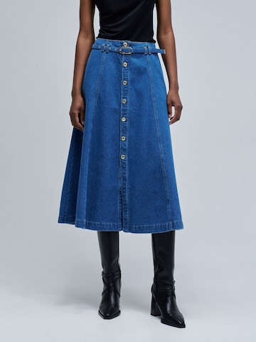 Jupe Salsa Jeans en bleu : devant