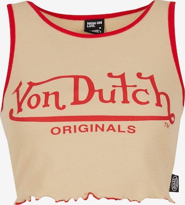 Haut 'Ashley' Von Dutch Originals en beige : devant