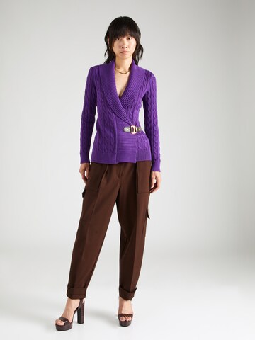 Cardigan 'DONATO' Lauren Ralph Lauren en violet : devant