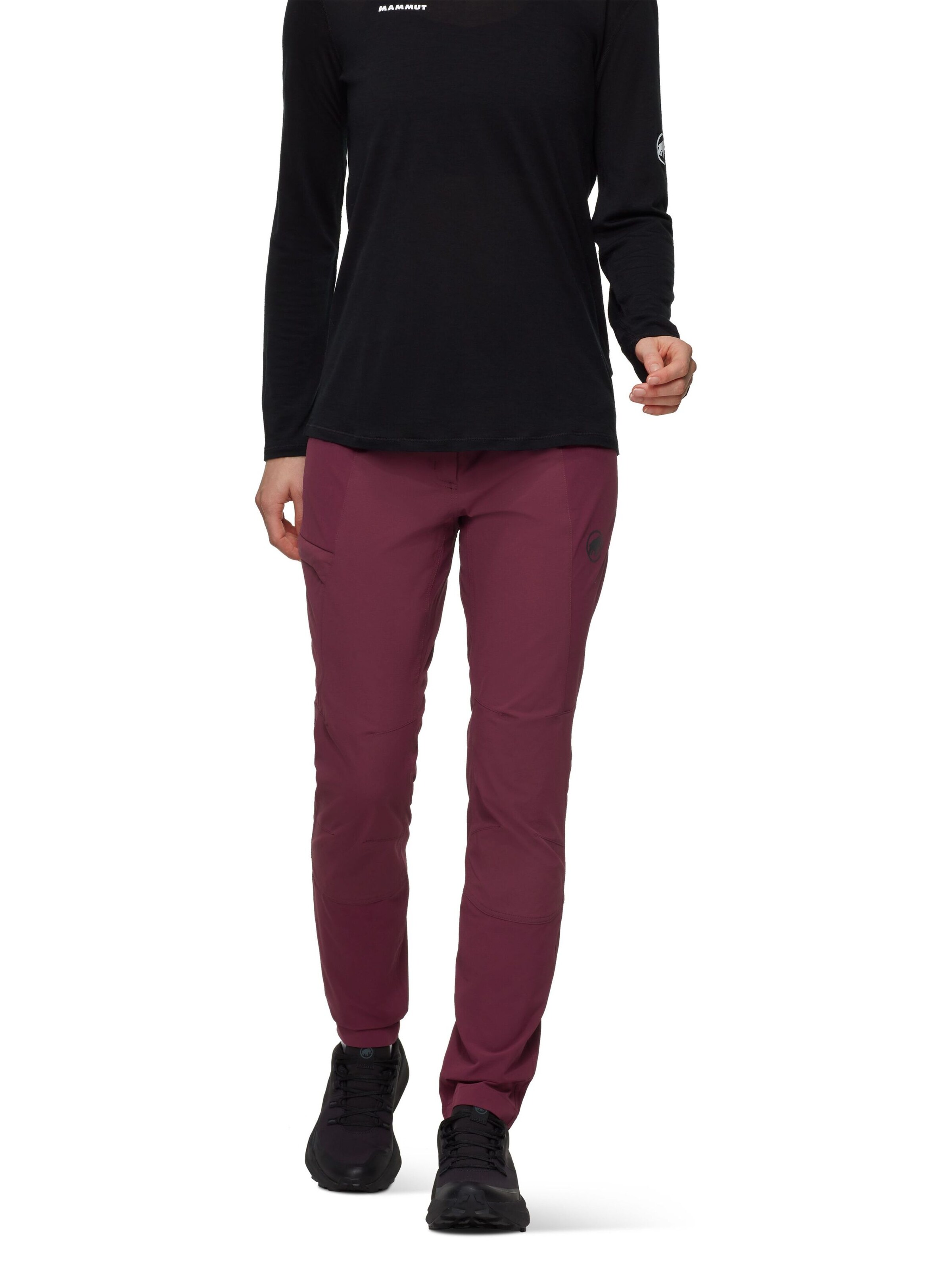 MAMMUT Slimfit Outdoorhose ‘Ducan’ in Rot: Vorderseite