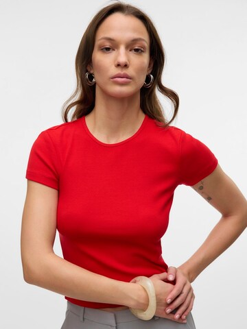 T-shirt 'VMChloe' VERO MODA en rouge