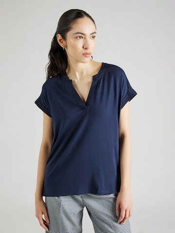 Fransa Koszulka 'LIV' w kolorze niebieski: przód