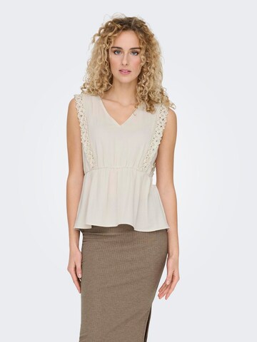 JDY Blouse 'DIVYA' in Beige