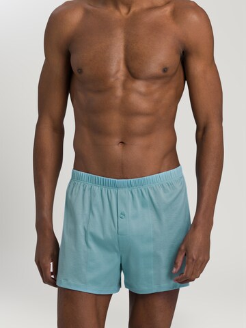 Hanro Boxer shorts 'Cotton Sport' in Blue: front