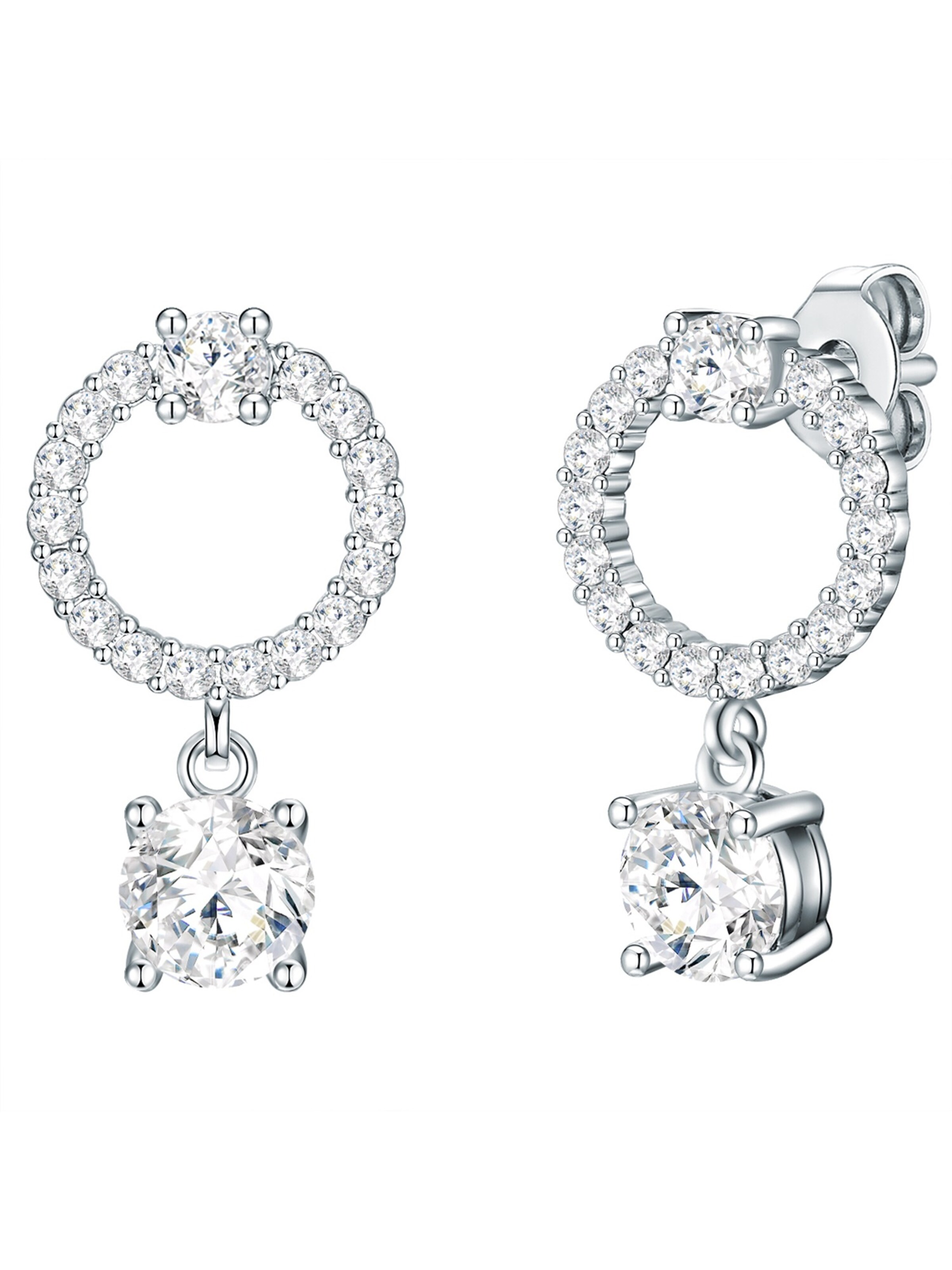 Orecchini di Lulu & Jane in argento: frontale