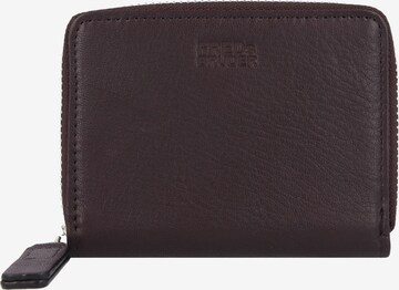 FREDsBRUDER Wallet 'Nugget' in Brown: front