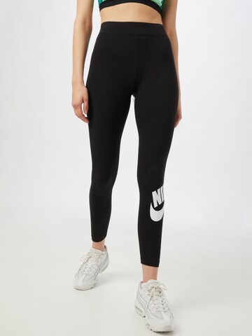 Nike Sportswear Skinny Leggings 'Essential' in Schwarz: predná strana