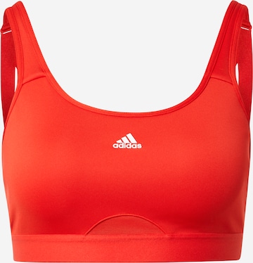 ADIDAS PERFORMANCE Sport bh in Rood: voorkant