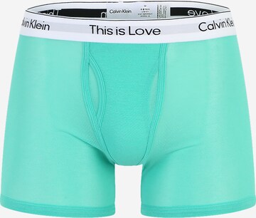 Calvin Klein Underwear Boxerky 'Pride' – zelená: přední strana