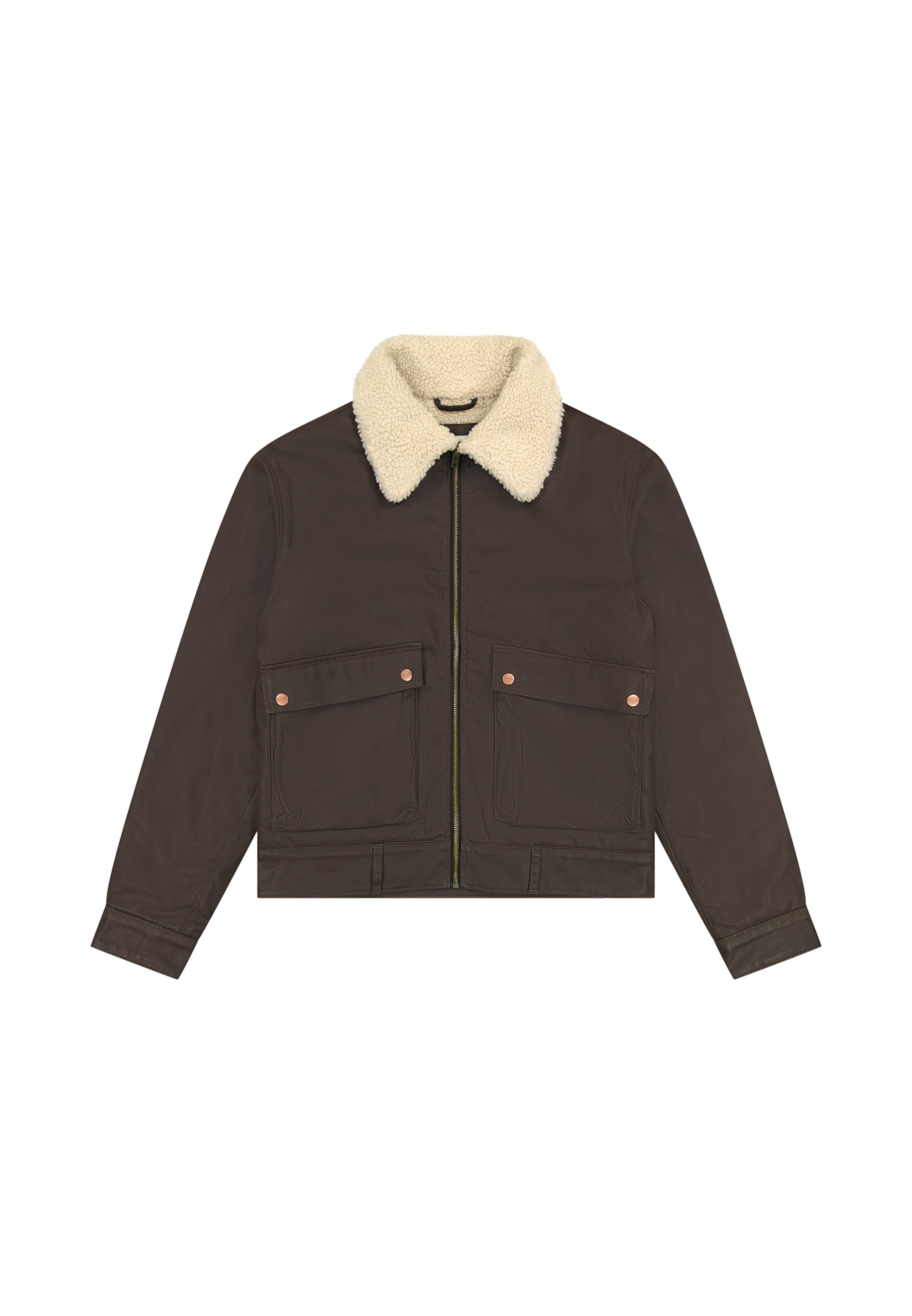 WRANGLER Übergangsjacke in Braun: Vorderseite