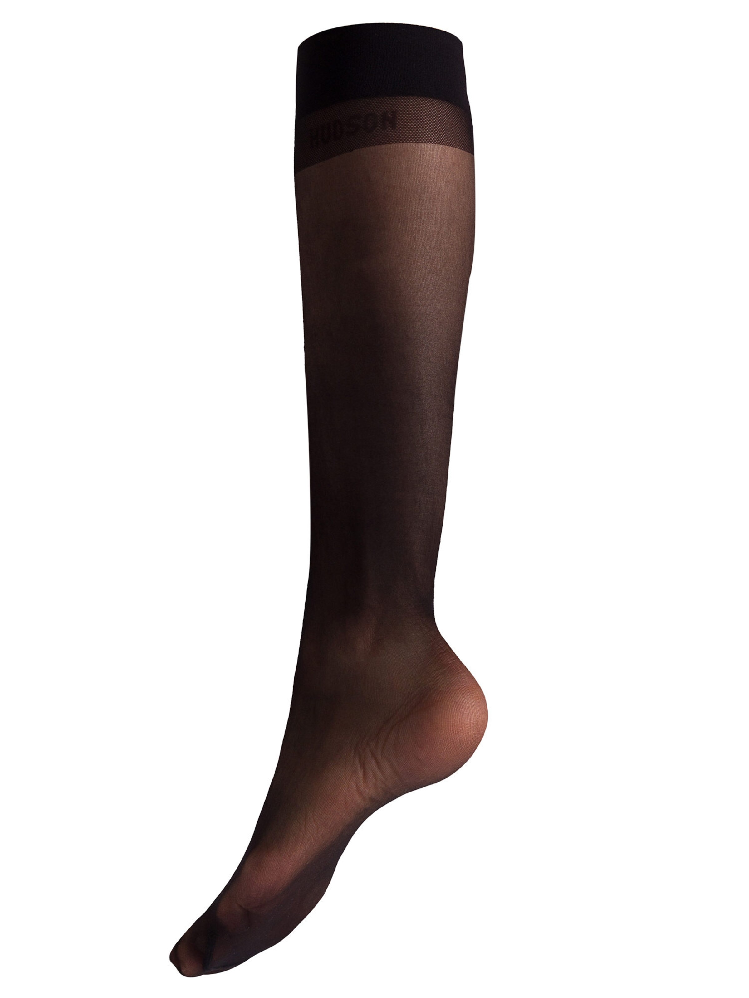 Gambaletto 'Soft Matt 20' di Hudson in nero: frontale