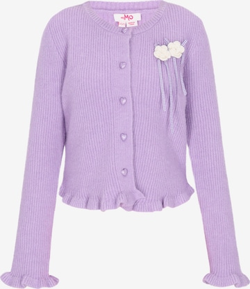 Cardigan MYMO en violet : devant