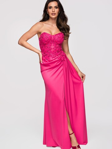Ombre Evening dress in Pink: front