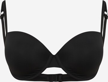 T-shirt Reggiseno di Boux Avenue in nero: frontale