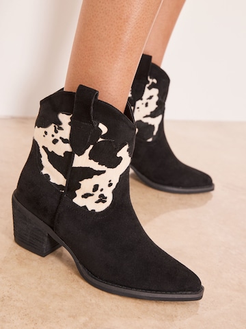 Bottes de cowboy Lipsy en noir