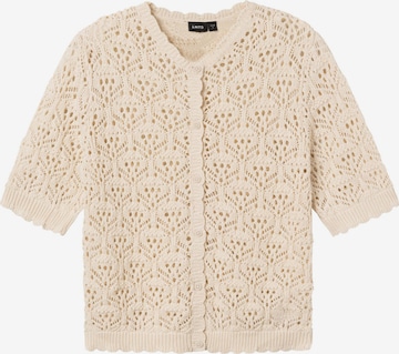 NAME IT Knit Cardigan in Beige: front